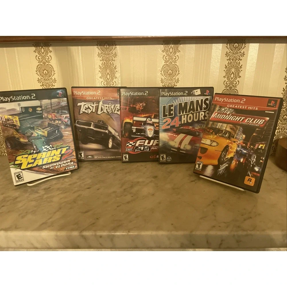 Vintage PlayStation2 Games Discs |‎ Driving Sports Hunts Guitar He | Upick 2 $17